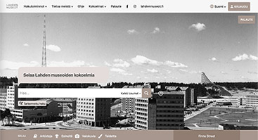 lahdenmuseot.finna.fi screenshot