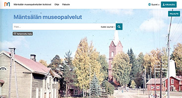 mantsalanmuseopalvelut.finna.fi screenshot