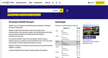 seamk.finna.fi screenshot